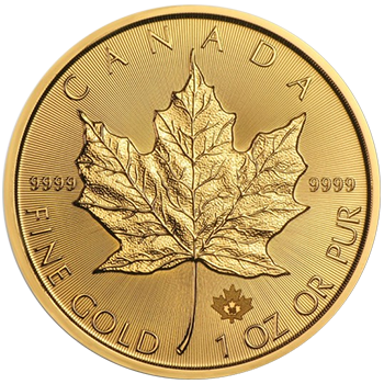 Gold Canadian Maple Leaf Coin 2015 - 1 oz